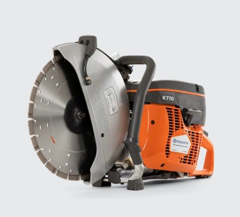 Husqvarna® Power Cutter K770 967682101 Gas Cutoff Saw 14", 5HP, 5" Cutting Depth, Air Cooled 2 Stroke Engine