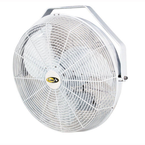 J & D Manufacturing POW18 Outdoor Rated Air Circulator Fan 18 inch, 2210 CFM, 3 Speed, White