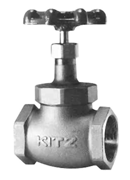 3/8" KITZ #09 - 150# Bronze Rising Stem Threaded Globe Valve