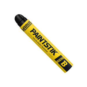 Markal® 080223 B® Paintstik® Solid Paint Crayon, 11/16 in Round Tip, Black