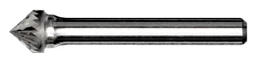MasterCut Tool Corp SK-1SC 1/4" Diameter, Singlecut SK - 90 Degree Included Cone Burs