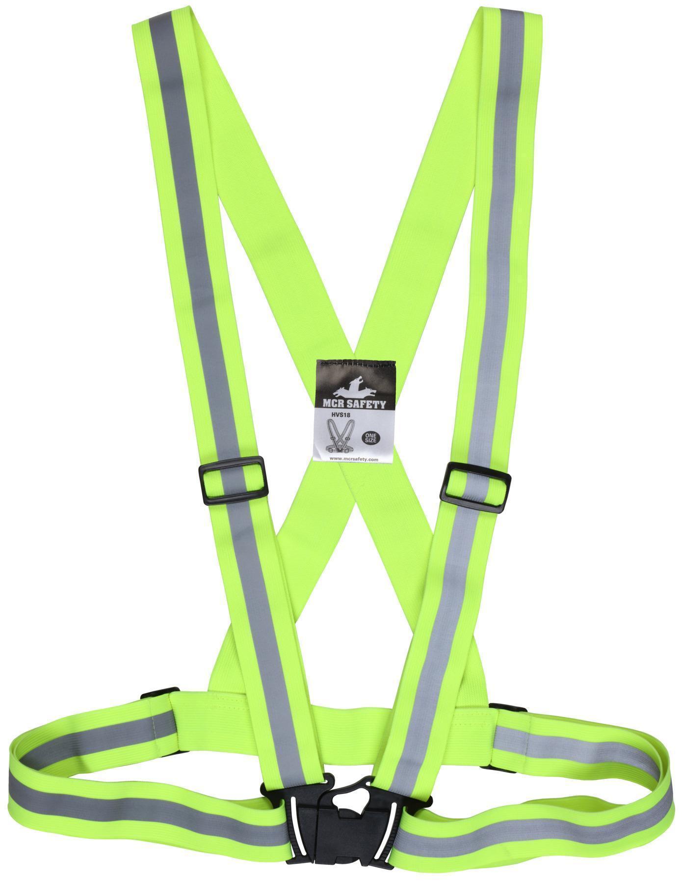 MCR Safety HVS18 Hi-Visibility Reflective Sash