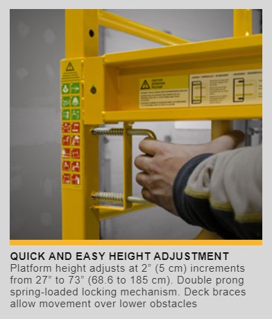 Metaltech I-CISC Jobsite Series 6' Baker Utility Scaffold