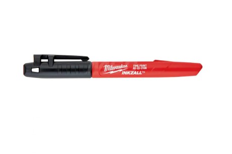 Milwaukee® 48-22-3100 Permanent Industrial Marker, Fine Line Tip, Acrylic, Black