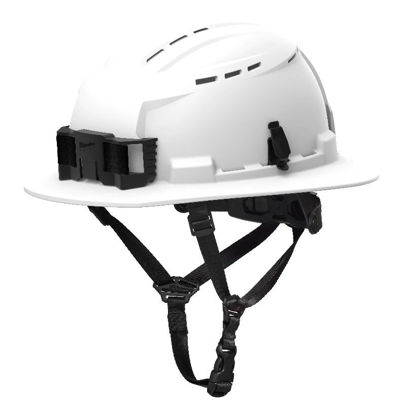 Milwaukee® 48-73-1650 Bolt Lightweight Hat, Vented High Density Polyethylene, 5-Point Strap Suspension, ANSI Electrical Class Rating: Class C, ANSI Impact Rating: ANSI Z89.1 Type 1