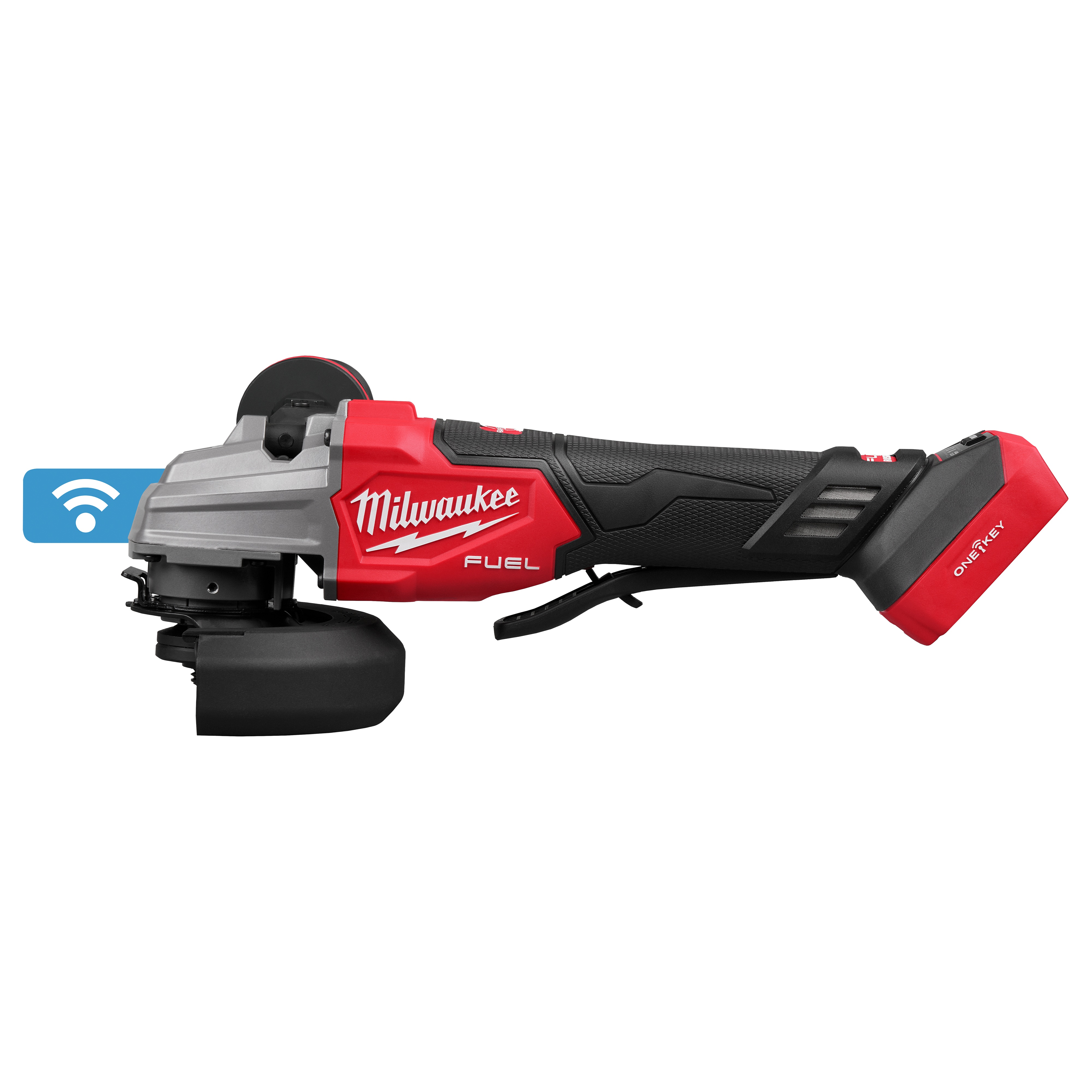 Milwaukee® 2986-20 Braking Grinder, 5 in Dia Wheel, 7/8 in Arbor/Shank, 18 V, Li-Ion Battery, 1 Batteries, Paddle Switch