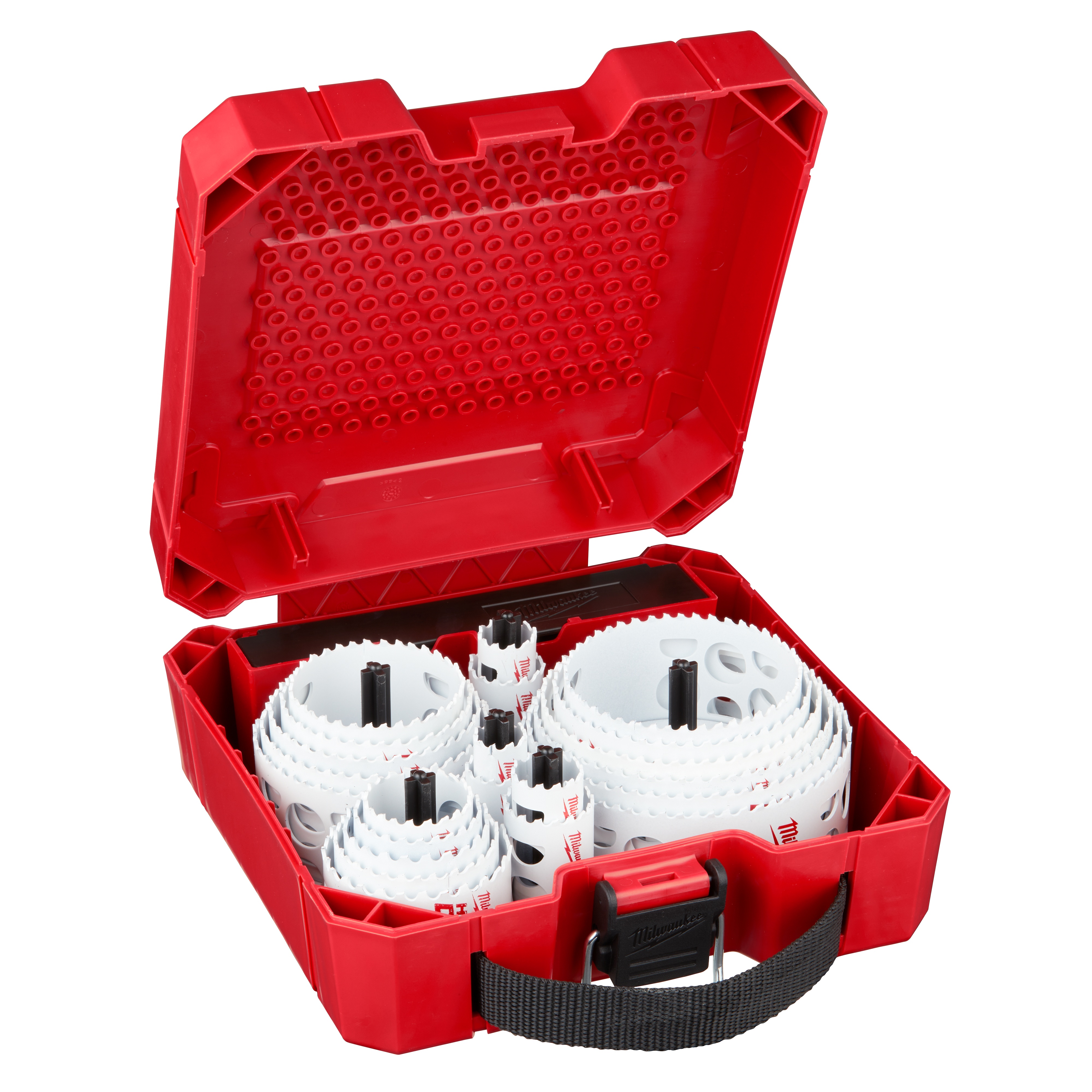 Milwaukee® Hole Dozer™ Ice Hardened™ 49-22-4185 All Purpose Professional Hole Saw Kit, 28 Pieces, For Use With 49-56-7210, 49-56-7240, 49-56-7250 and 49-56-9100 Quick-Change Arbor, Bi-Metal/HSS