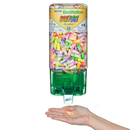 Moldex® 6833 TouchFree EcoStation® SparkPlugs TouchFree EcoStation Starter Kit, 500 Pairs/Station, 4 Stations/Case