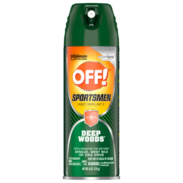 OFF!® Sportsmen Deep Woods® SJN334684 Aerosol Repellent, Long Lasting Insect Repellent, 6 oz Can, Aerosal Spray Form