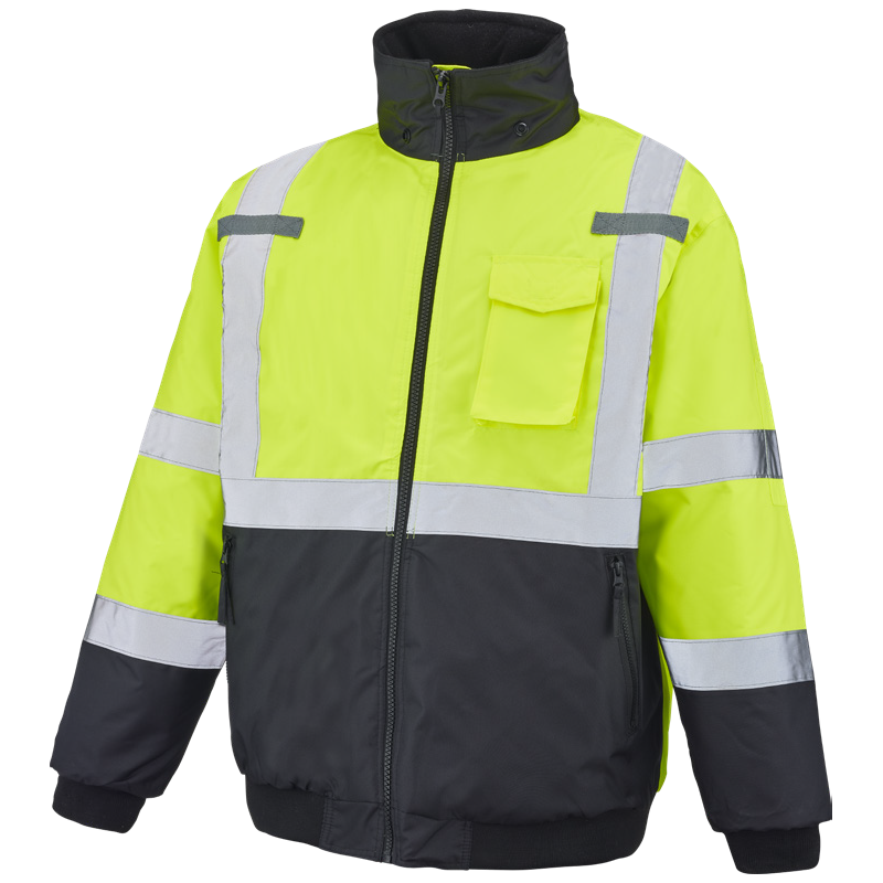 Opsial P702LUM Class 3 Bomber Jacket, Lime