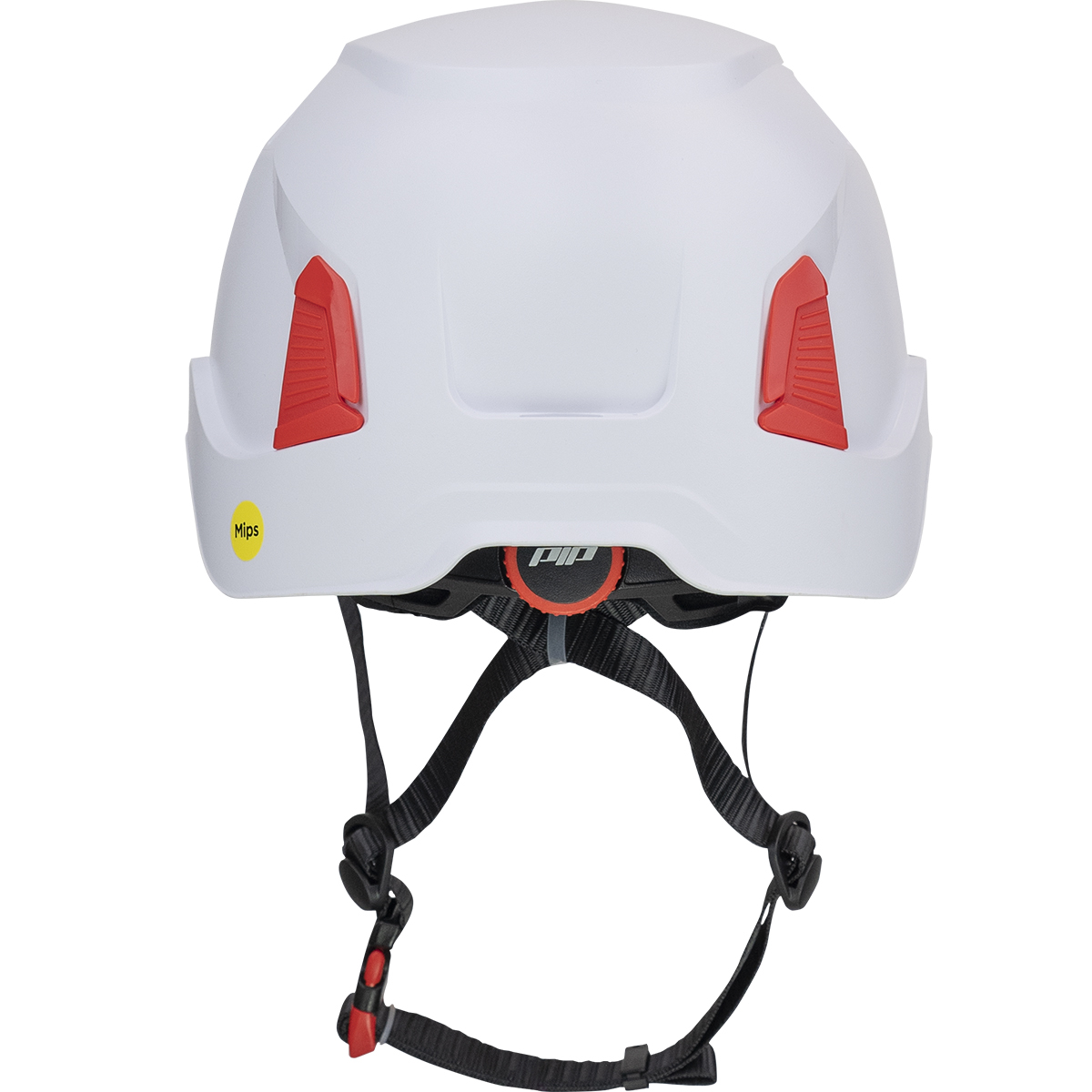 PIP® 280-HP1491RM-01 Traverse™ Industrial Climbing Helmet with Mips® Technology, Polycarbonate/ABS Shell, EPS Foam Impact Liner, HDPE Suspension, Wheel Ratchet Adjustment and 4-Point Chin StrapTYPE II, White