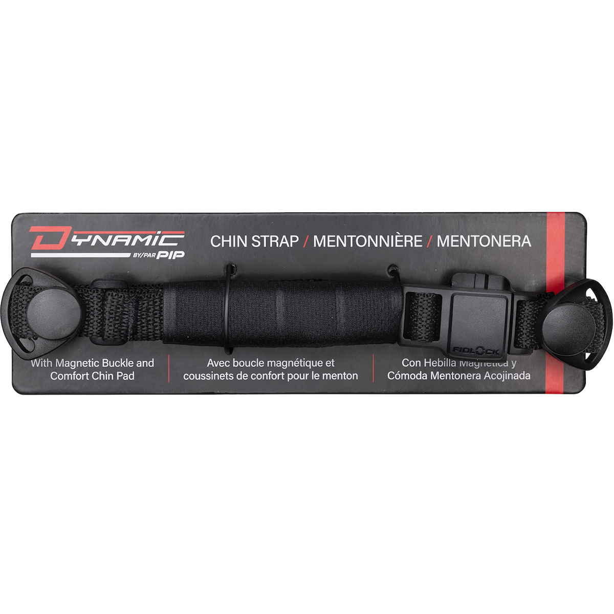 PIP 280-542MC 4-Point Magnetic Chin Strap with Quick-Connect and Chin Pad