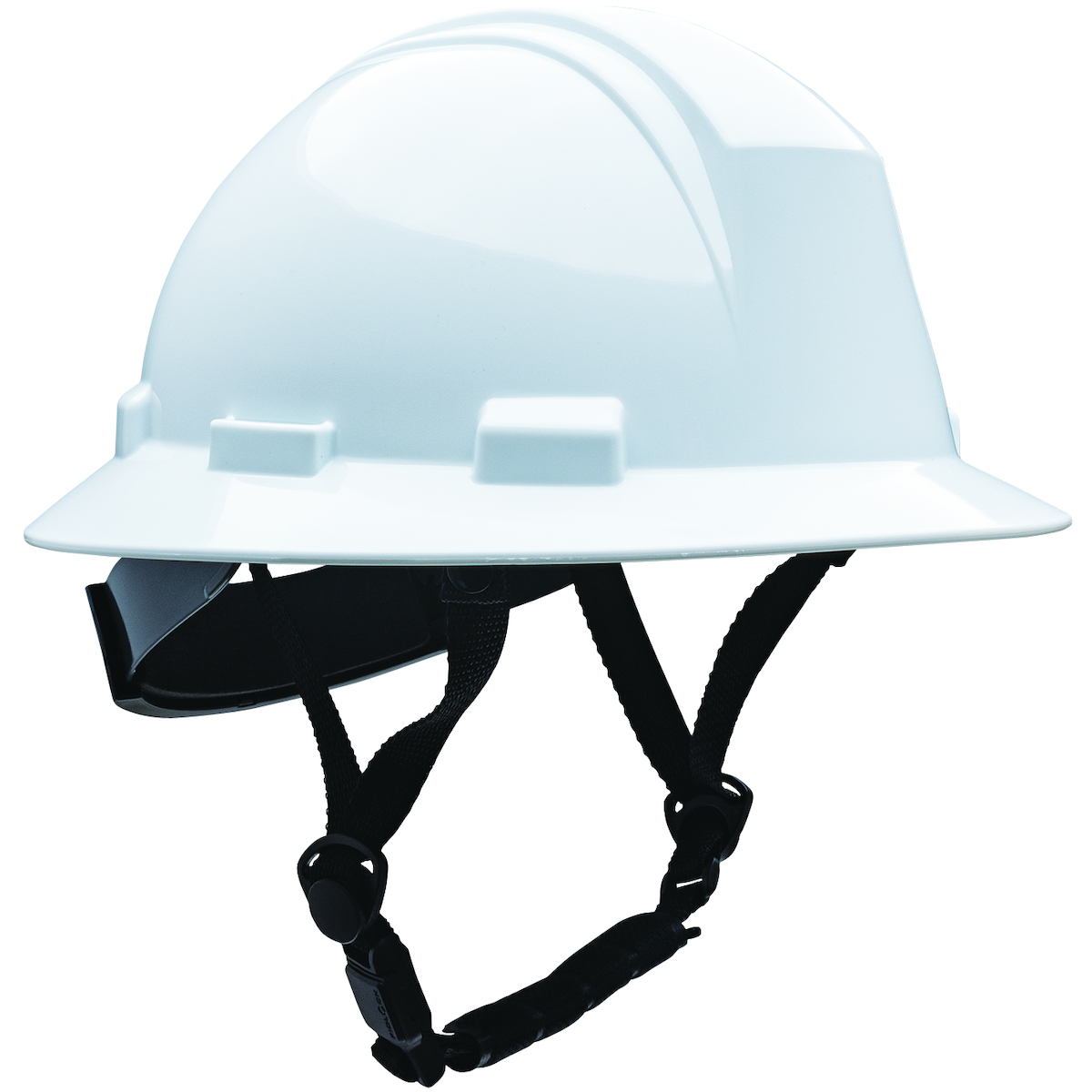 PIP® Kilimanjaro™ 280-HP642R-CH-01 Type II Full Brim Hard Hat with HDPE Shell, 4-Point Textile Suspension, Wheel Ratchet Adjustment and 4-Point Chinstrap