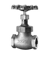 1/2" KITZ #17 - 300# Bronze Rising Stem Threaded Globe Valve