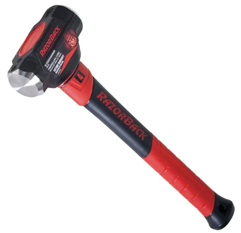 Razorback 3111000 4 lb Ingineer Hammer with Fiberglass Handle