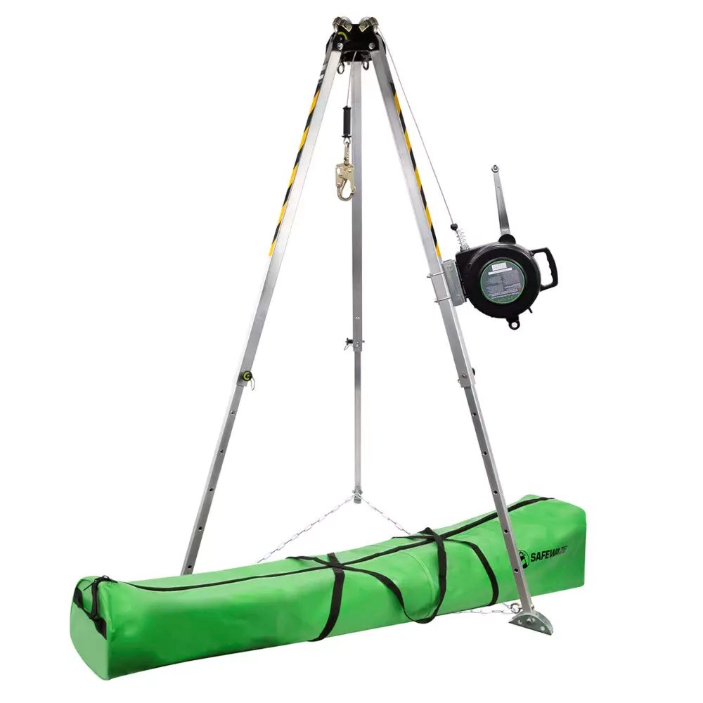Safewaze 019-11002 7' Adjustable Tripod Kit, 65' 3-Way