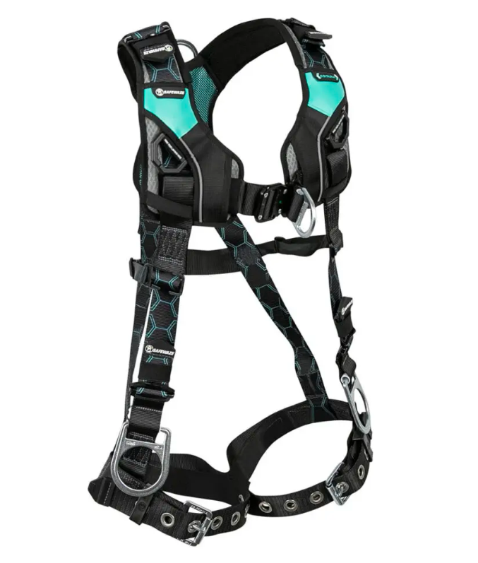 Safewaze Womens Contour Construction Full Body Harness: 3D, QC Chest, FD, TB Legs