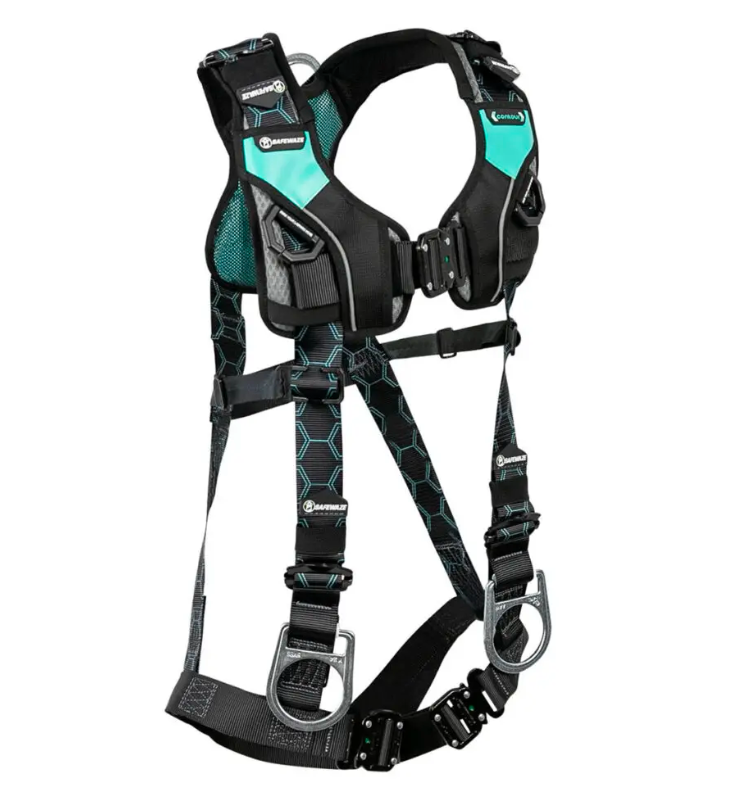 Safewaze Womens Contour Construction Full Body Harness: 3D, QC Chest/Legs