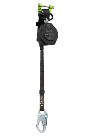 Safewaze 024-5376 Latitude Edge 6' Single Web SRL-P: Snap Hook, Class 2