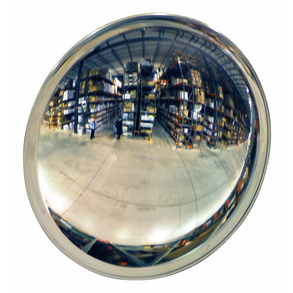 Se-Kure Controls TCVO-26T-PB Outdoor Acrylic DomeVex Wide View Convex Mirror w/Mounting Hardware, 26"