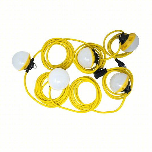Southwire®  7175SW  String Light: LED, Corded, String Light, 100 ft Power Cord Lg, 17.3 in String Overall Lg