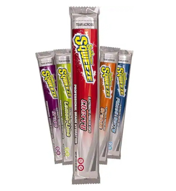 Sqwincher® Sqweeze® Hydration Freeze Pops Assorted, Case of 150 Freeze Pops, Bulk Packaging