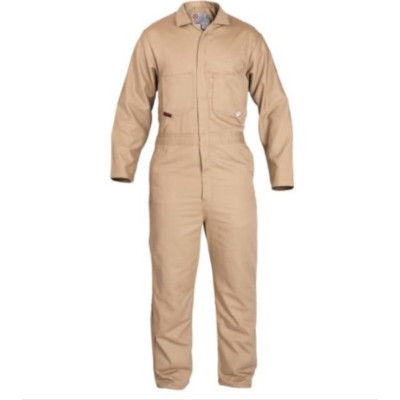 Stanco Manufacturing FRC9681-TN-M TAN All Season Flame Retardant Cotton Coverall, Medium