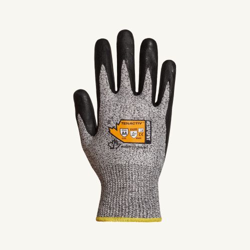 Superior Glove™ STAFGFNT-10 TenActiv™ High Performance Cut Resistant Gloves, SZ 10, Composite Filament Fiber, Knit Wrist Cuff, Resists: Abrasion, Cut and Puncture, ANSI Cut-Resistance Level: A4, ANSI Puncture-Resistance Level: 3