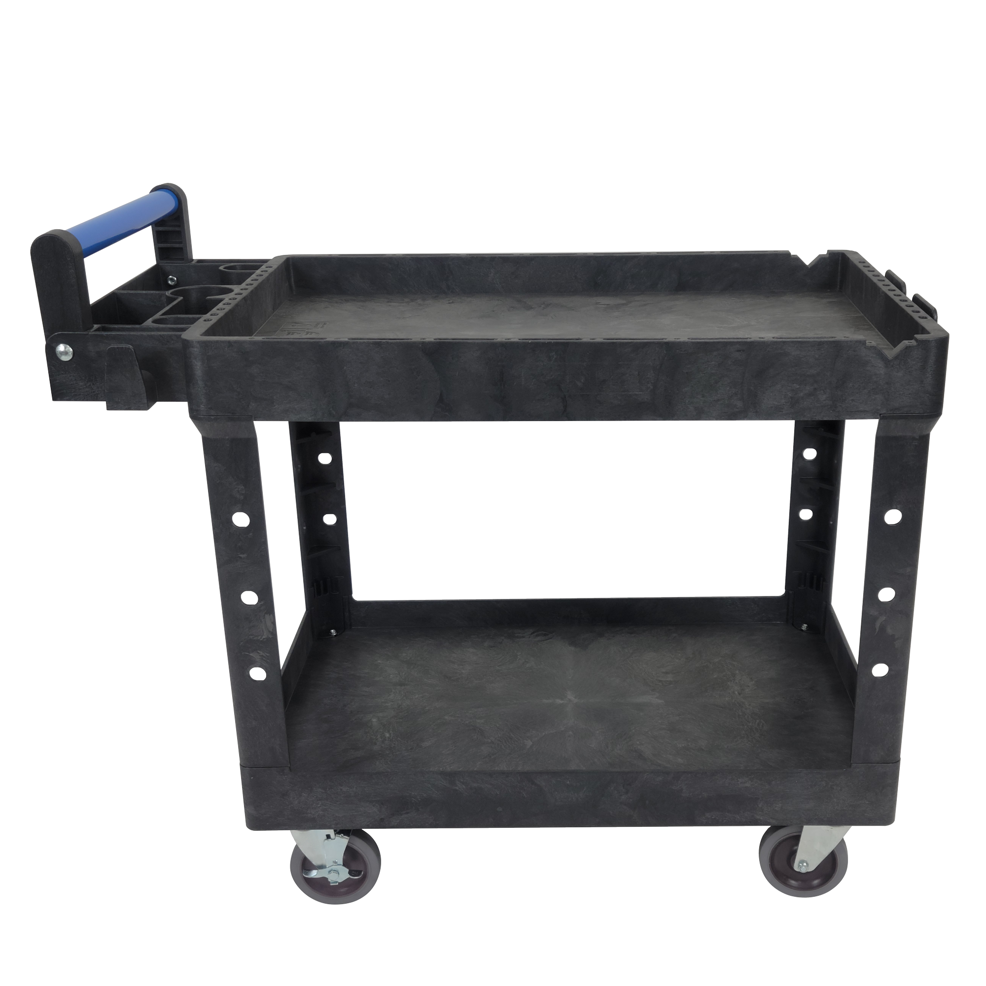 Sur-Pro Magnum® CART4426-PRO-A5S, 4426 Pro Series 2-Shelf Adaptable Service Cart, 44 in L x 25 in W x 38 in H