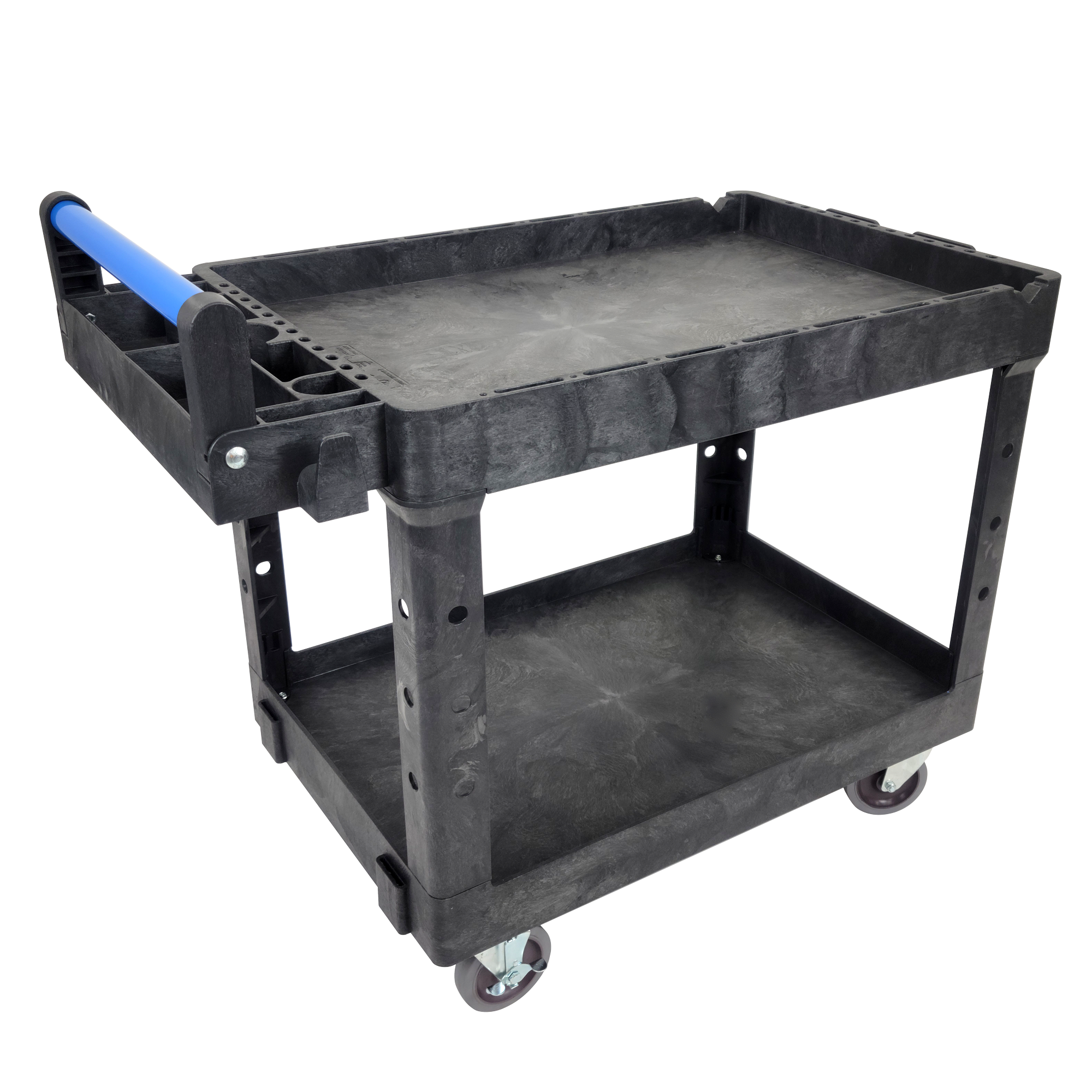 Sur-Pro Magnum® CART4426-PRO-A5S, 4426 Pro Series 2-Shelf Adaptable Service Cart, 44 in L x 25 in W x 38 in H