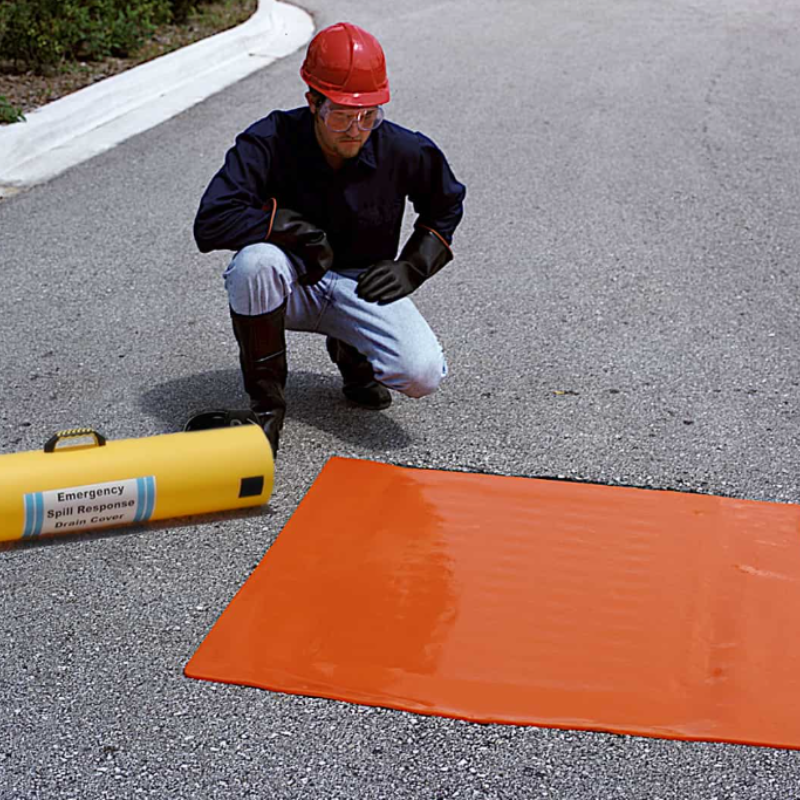 UltraTech 2126 Ultra‑Drain Seal – Square, 18″ × 18″ × .4″, Orange Polyurethane
