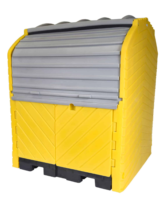 UltraTech 9636 Ultra-Hard Top P4 Plus Spill Pallet – 4-Drum, No Drain