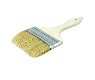 4" White China Bristle Chip Brush