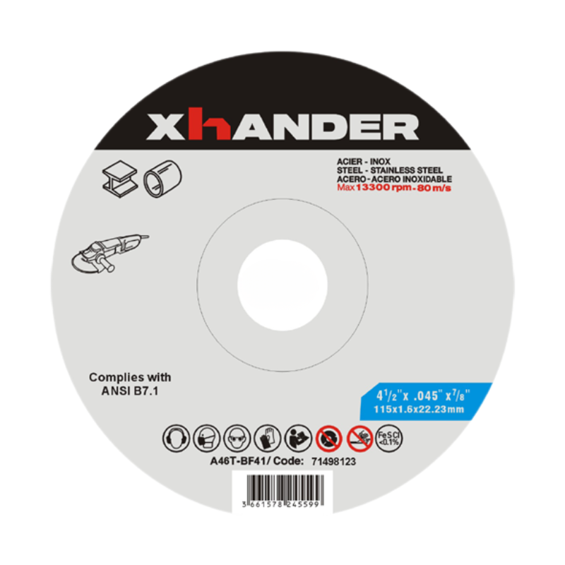 XhANDER 63475289 Cut-off Wheel 4-1/2" x .045" x 7/8", Type 1