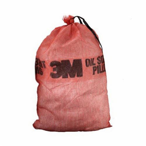 3M™ 021200-16053 Sorbent Pillow, 25 in L x 14 in W x 5 in THK, 3.5 gal Absorption, Polypropylene/Polyester/Synthetic Fiber