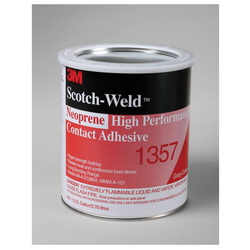 3M™ 7000046324 Contact Adhesive, 1 qt Container Can Container, Gray/Green, Up to 30 min Curing