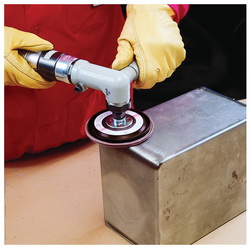 3M™ 7000028346 747D Type 27 Flap Disc, 4-1/2 in Dia Disc, 7/8 in Center Hole, P120 Grit, Fine Grade, Ceramic Abrasive, Type 27 Disc