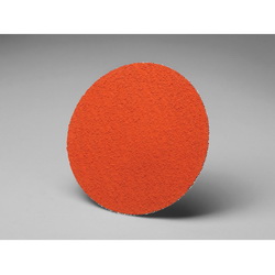 Roloc™ 7000118303 Abrasive Disc, 3 in Dia Disc, 36 Grit, Very Coarse Grade, Ceramic Abrasive, Type TSM Attachment