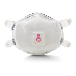 3M™ 5113854336 Disposable Particulate Respirator, Standard, Resists: MDA, Arsenic, Cadmium, Certain Non-Oil Based Particles, Dust and other Particles