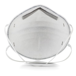 3M™ 7000002059 Cup Style Disposable Lightweight Particulate Respirator, Standard, Resists: Certain Oil, Non-Oil Based Particles and Acid Gases
