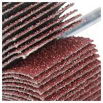 3M™ 7100178243 Type 83 Mounted Flap Wheel, 3 in Dia Wheel, 1 in W Face, 1/4 in Dia Shank, 80 Grit, Medium Grade, Aluminum Oxide Abrasive
