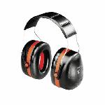 Peltor™ 7000009665 Optime™ 105 Dielectric Earmuffs, 30 dB Noise Reduction, Black/Red, Over The Head Band Position, ANSI S3.19-1974, CSA Class AL