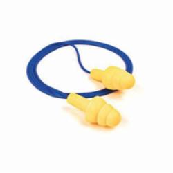 E-A-R™ 7000002320 Corded Earplugs, 25 dB Noise Reduction, Flanged Shape, ANSI S3.19-1974, Reusable, Corded Design