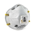 3M™ 8210V Standard Respirator, Resists: Non-Oil Based Particles