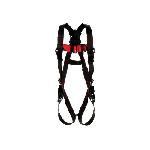 3M Protecta Fall Protection 7100184628 Climbing Harness, 2XL, 420 lb Load, Polyester Strap, Tongue Leg Strap Buckle, Pass-Thru Chest Strap Buckle, Steel Hardware, Black