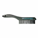 PFERD 79185039 Scratch Brush, 5 in Brush, 10-1/4 in L x 1-1/8 in W Block, 1-3/16 in Stainless Steel Trim
