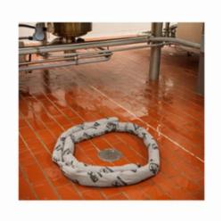 SPC® AllWik® AW412 All Purpose Flexi-Sock Absorbent Sock, 3 in Dia x 4 ft L, 12 gal Absorption, Fluids Absorbed: Universal, Polypropylene, Gray