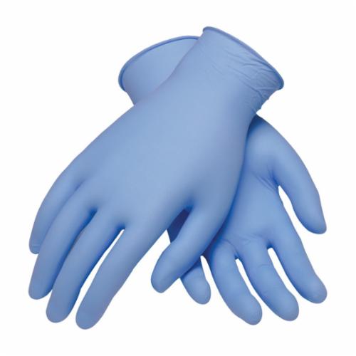 PIP® Ambi-dex® Turbo 63-332PF/XXL Disposable Gloves, 2XL, Nitrile, Blue, 9.4 in L, Non-Powdered, Textured Grip, 5 mil THK, Application Type: Industrial Grade, Ambidextrous Hand