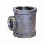 Anvil® 0310046008 FIG 1105R Standard Pipe Reducing Tee, 1-1/2 x 1-1/2 x 1/2 in Nominal, FNPT End Style, 150 lb, Malleable Iron, Black Oxide, Domestic