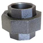 Anvil® 0312822620 Ground Joint Pipe Union, 1/4 in Nominal, 300 lb, Malleable Iron, Black Oxide, Domestic